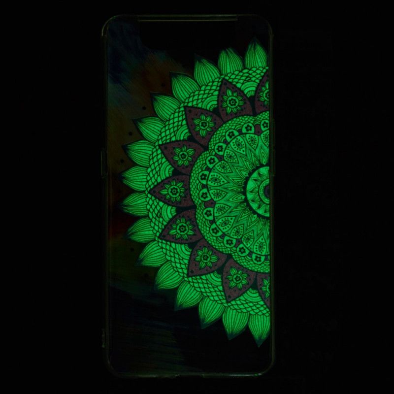 Coque Samsung Galaxy A90 / A80 Mandala Coloré Fluorescente