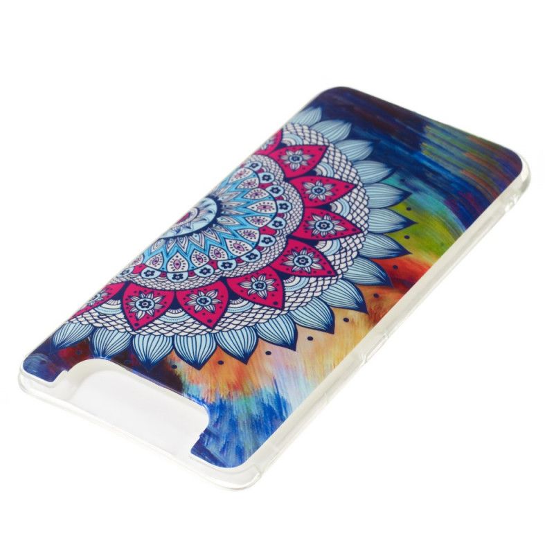 Coque Samsung Galaxy A90 / A80 Mandala Coloré Fluorescente