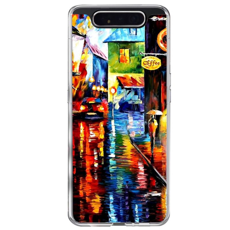 Coque Samsung Galaxy A90 / A80 Peinture De Café