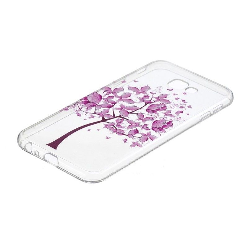 Coque Samsung Galaxy J4 Plus Transparente Arbre À Papillons