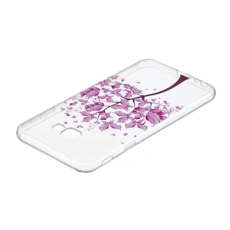 Coque Samsung Galaxy J4 Plus Transparente Arbre À Papillons