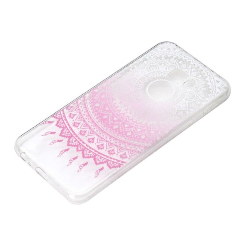 Coque Samsung Galaxy J4 Plus Transparente Mandala Coloré