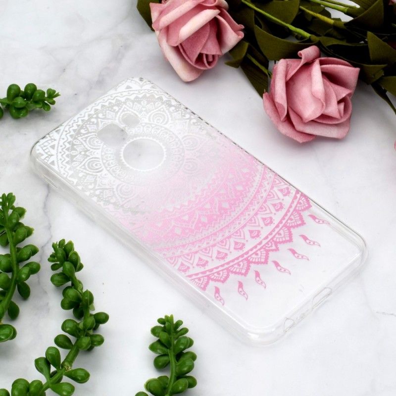 Coque Samsung Galaxy J4 Plus Transparente Mandala Coloré