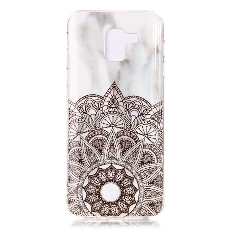 Coque Samsung Galaxy J6 Mandala Marbré