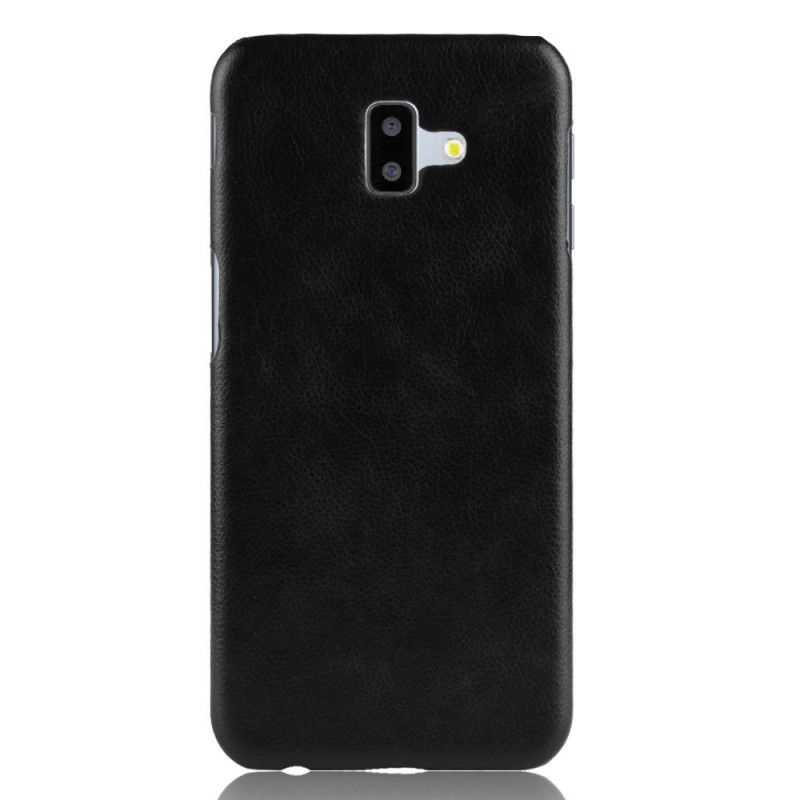 Coque Samsung Galaxy J6 Plus Effet Cuir Litchi