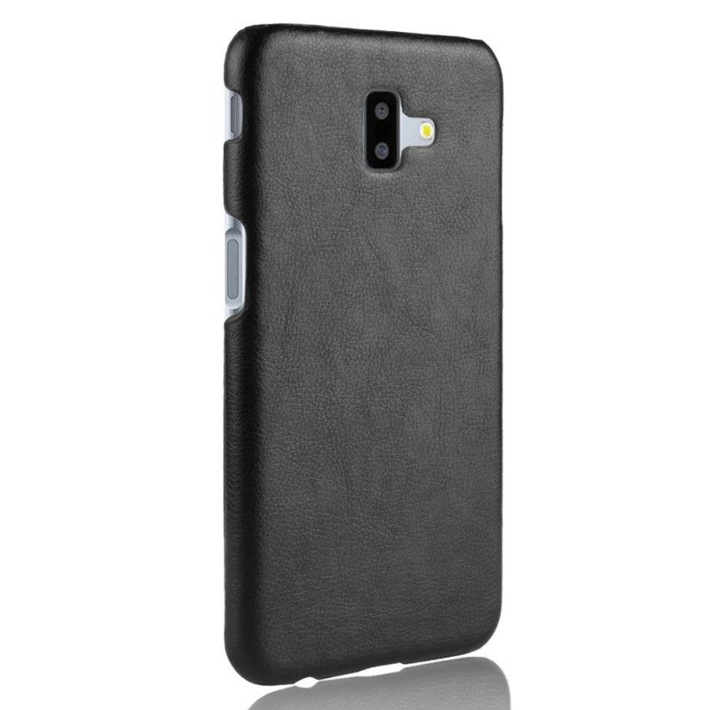 Coque Samsung Galaxy J6 Plus Effet Cuir Litchi