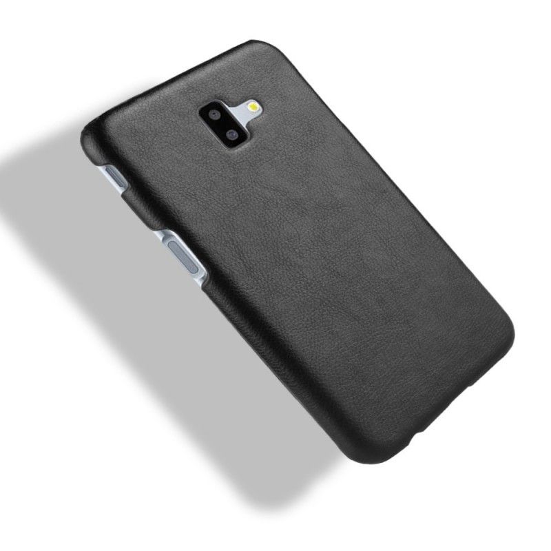 Coque Samsung Galaxy J6 Plus Effet Cuir Litchi