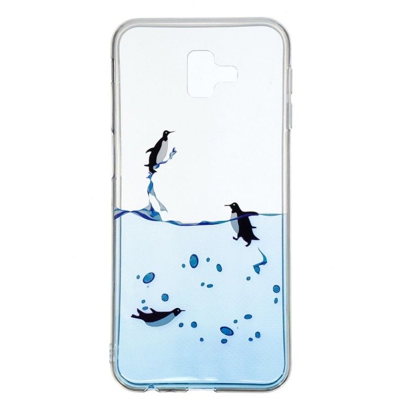 Coque Samsung Galaxy J6 Plus Jeu De Pingouins