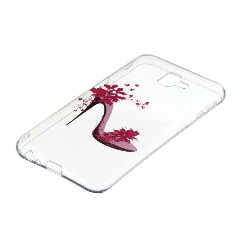 Coque Samsung Galaxy J6 Plus Transparente Escarpins Solitaires