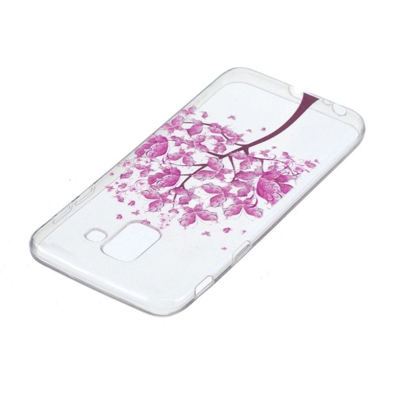 Coque Samsung Galaxy J6 Transparente Arbre À Papillons