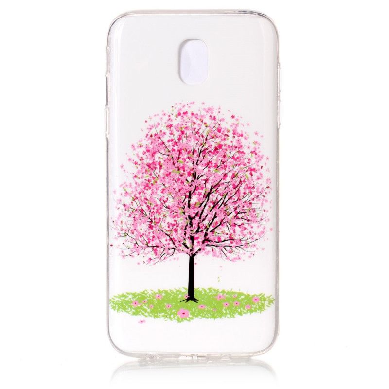 Coque Samsung Galaxy J7 2017 Arbre En Fleurs Fluorescente