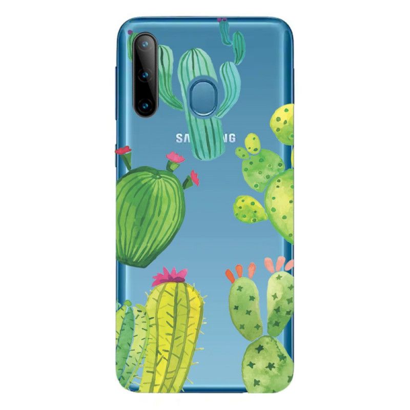 Coque Samsung Galaxy M11 Cactus Aquarelle