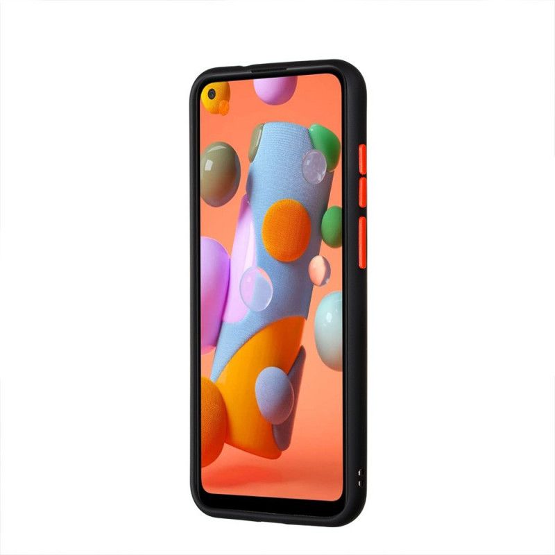 Coque Samsung Galaxy M11 Hybride Rebords Colorés