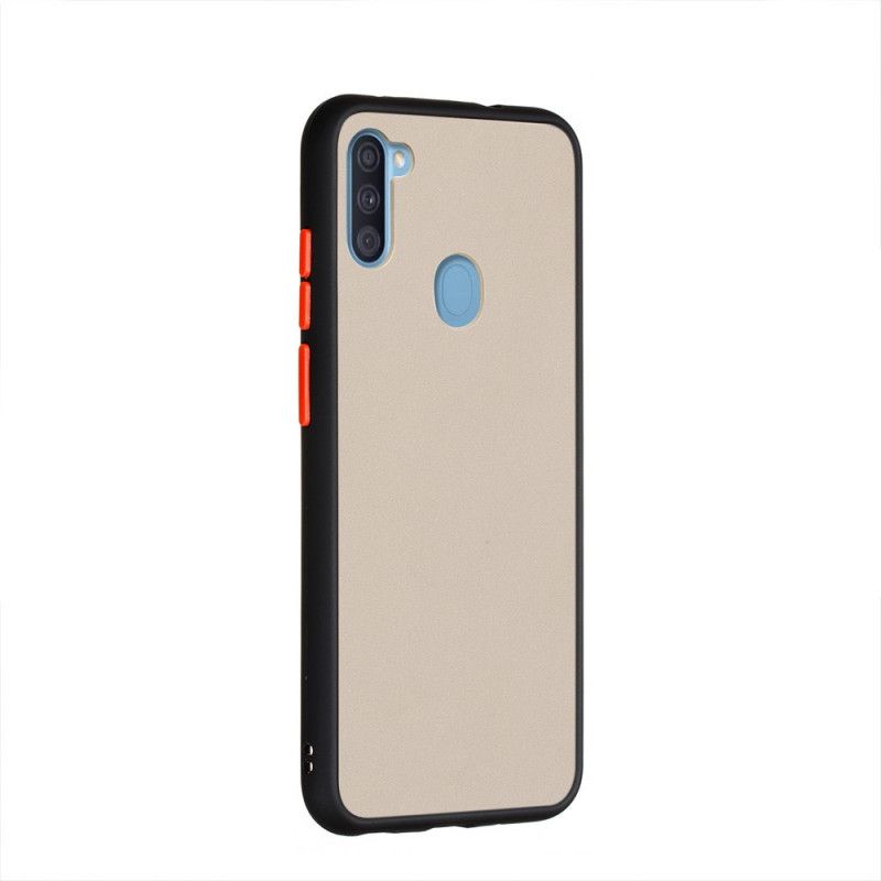 Coque Samsung Galaxy M11 Hybride Rebords Colorés