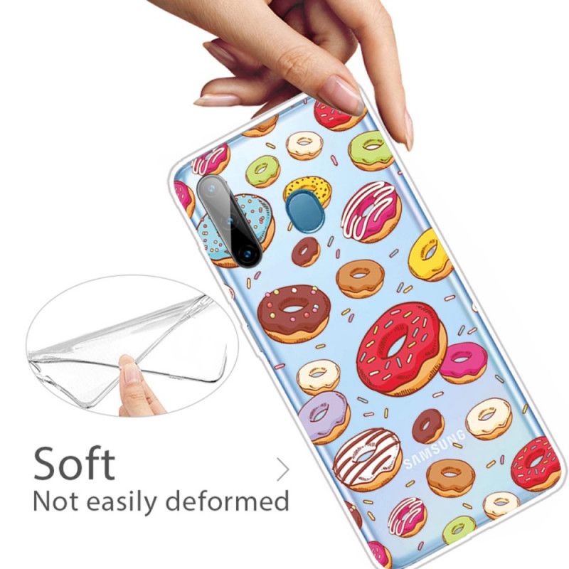 Coque Samsung Galaxy M11 Love Donuts
