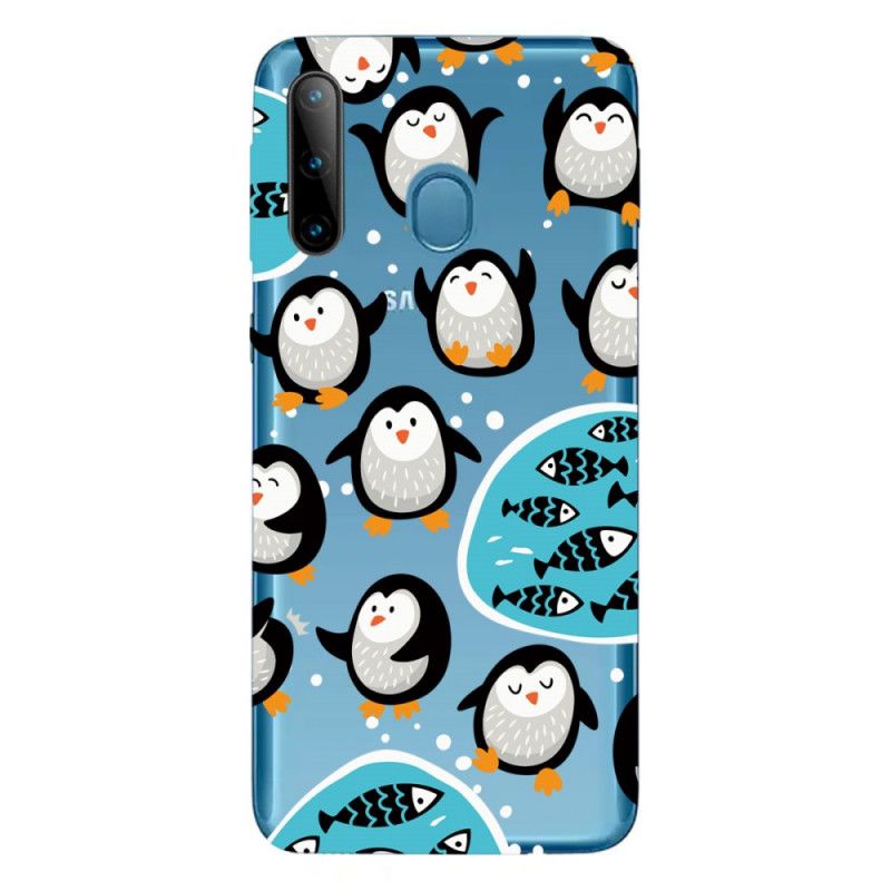 Coque Samsung Galaxy M11 Pingouins Et Poissons