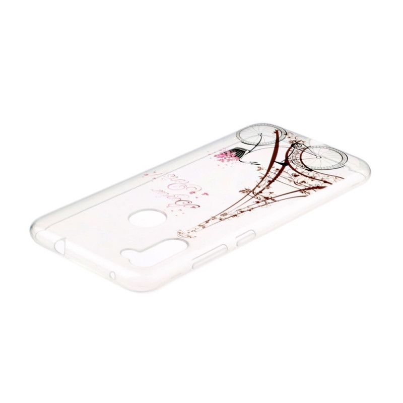 Coque Samsung Galaxy M11 Transparente Bonjour Paris