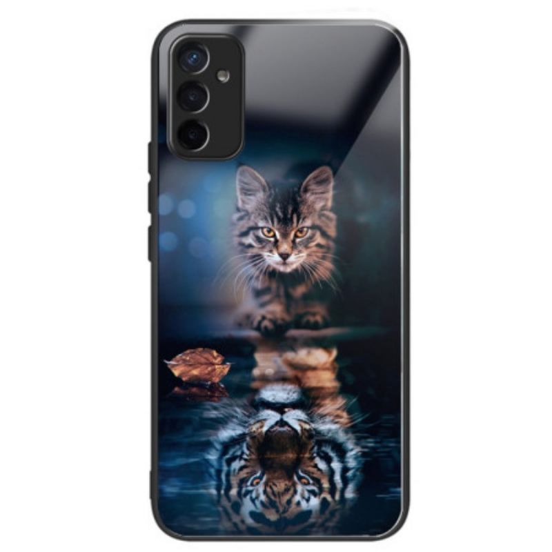 Coque Samsung Galaxy M13 Verre Trempé Chat