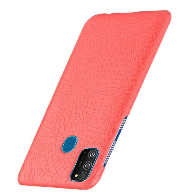 Coque Samsung Galaxy M21 Effet Peau De Crocodile