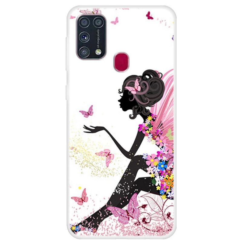 Coque Samsung Galaxy M31 Butterfly Lady