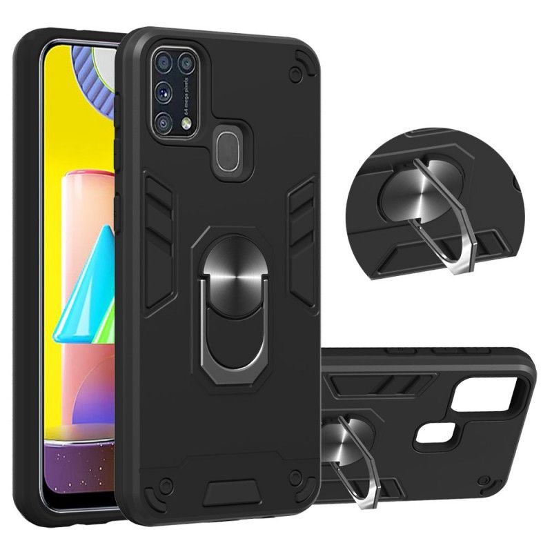 Coque Samsung Galaxy M31 Détachable Anneau-support