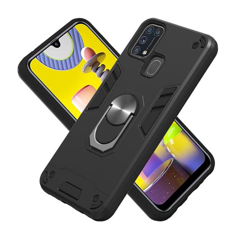 Coque Samsung Galaxy M31 Détachable Anneau-support