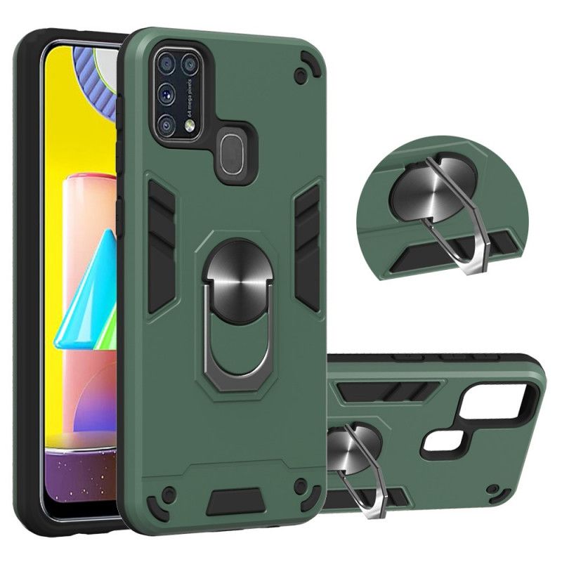 Coque Samsung Galaxy M31 Détachable Anneau-support