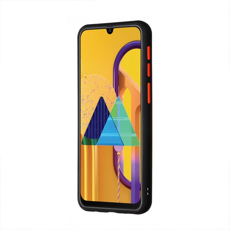 Coque Samsung Galaxy M31 Hybride Rebords Colorés