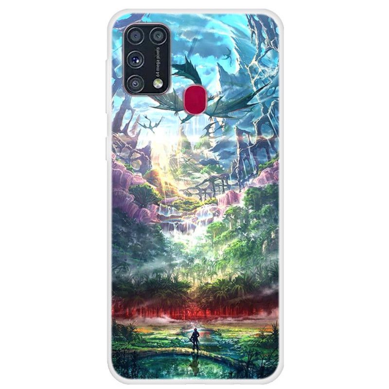 Coque Samsung Galaxy M31 Nature Paradisiaque