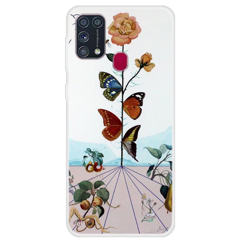 Coque Samsung Galaxy M31 Papillons De La Nature