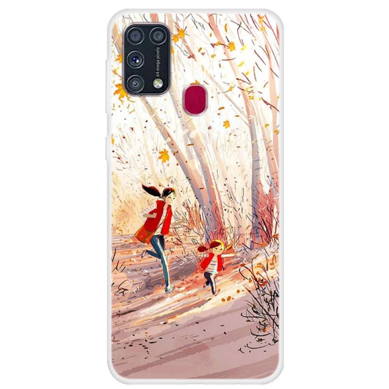 Coque Samsung Galaxy M31 Paysage D'automne