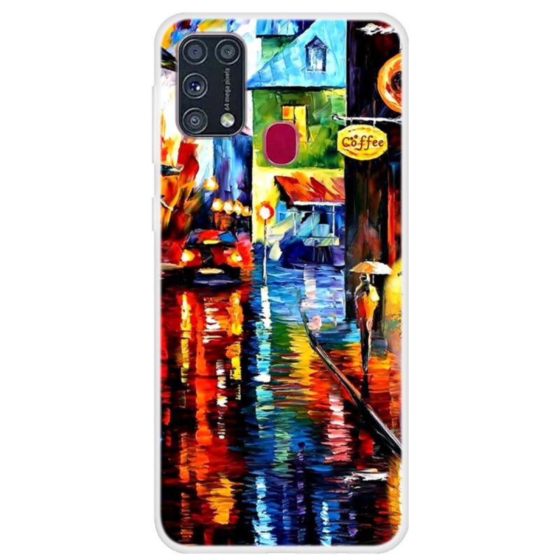 Coque Samsung Galaxy M31 Peinture De Café