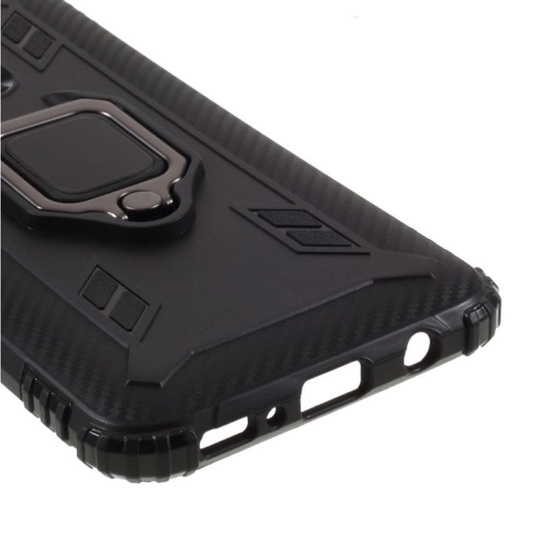 Coque Samsung Galaxy M31 Ring Et Fibre Carbone