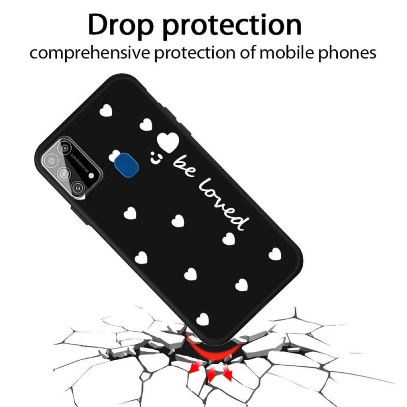 Coque Samsung Galaxy M31 Silicone Coeur Be Loved