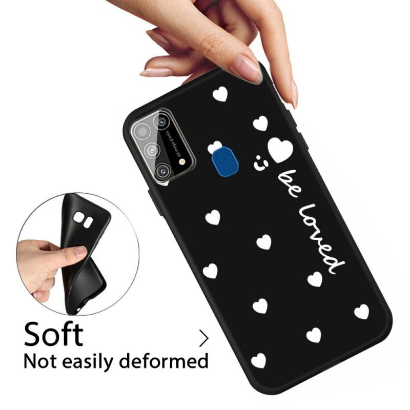 Coque Samsung Galaxy M31 Silicone Coeur Be Loved