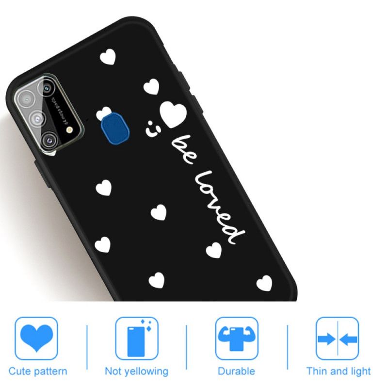 Coque Samsung Galaxy M31 Silicone Coeur Be Loved