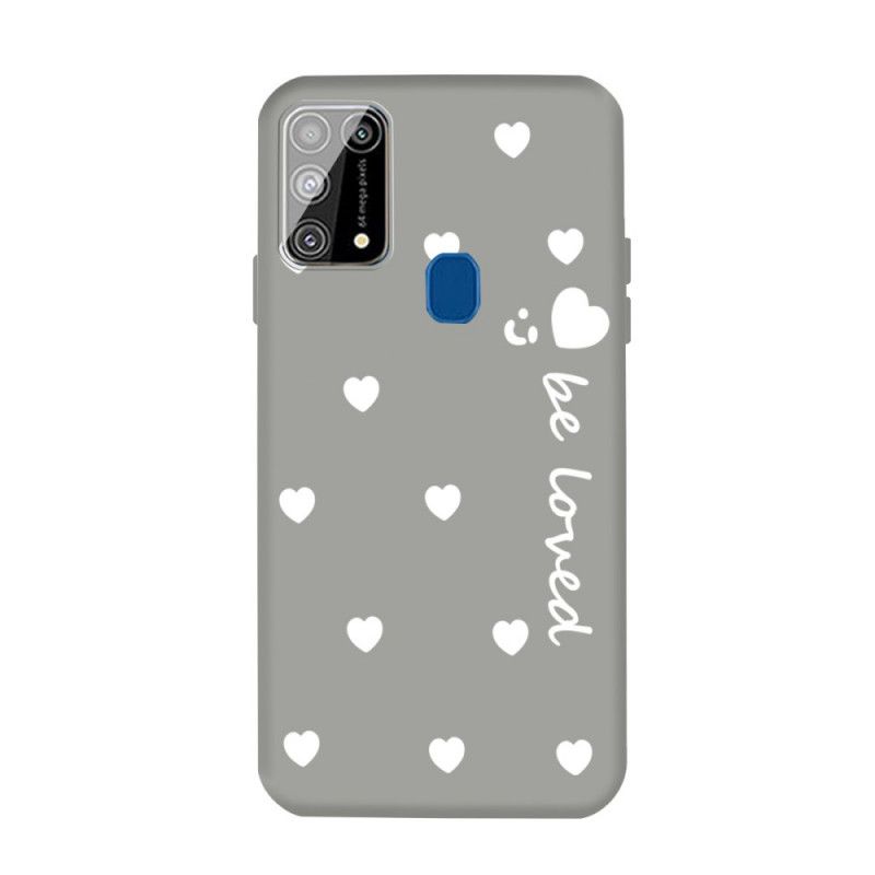 Coque Samsung Galaxy M31 Silicone Coeur Be Loved