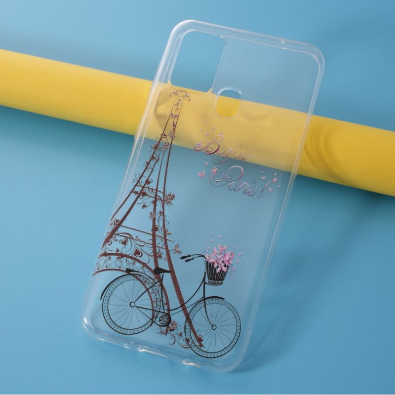 Coque Samsung Galaxy M31 Transparente Bonjour Paris