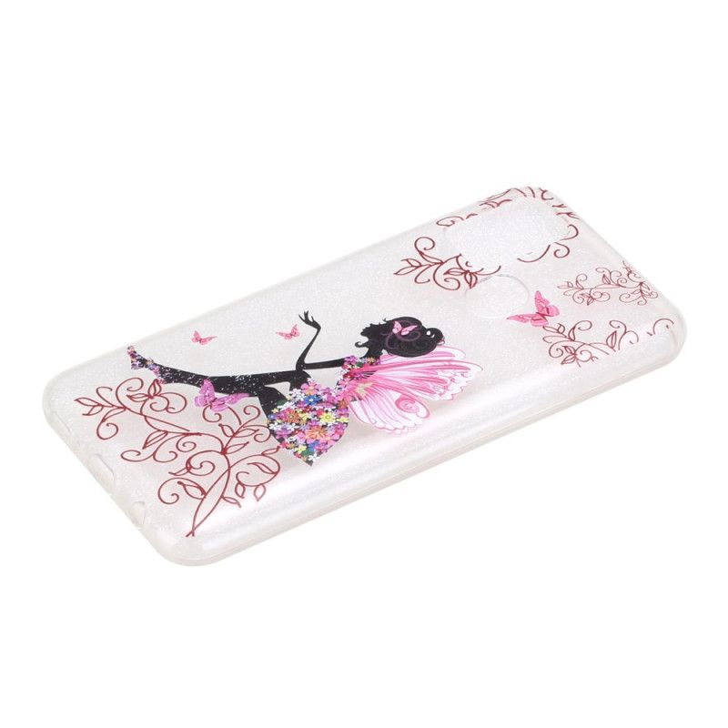 Coque Samsung Galaxy M31 Transparente Fée Fleurie