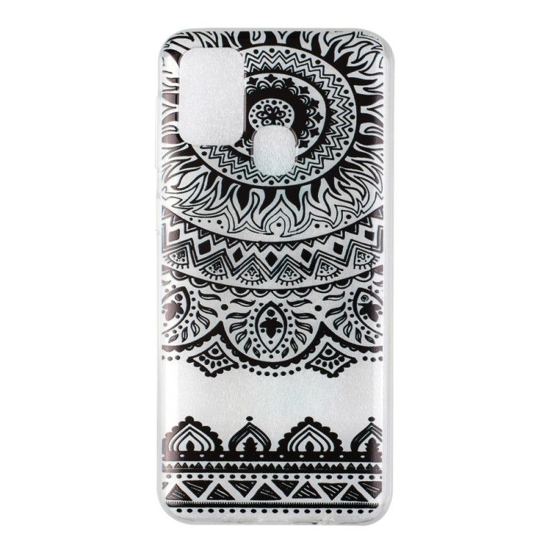 Coque Samsung Galaxy M31 Transparente Fleurs Mandala