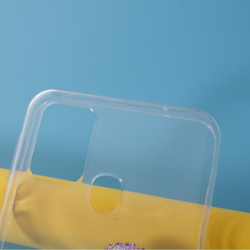 Coque Samsung Galaxy M31 Transparente Pissenlits Colorés