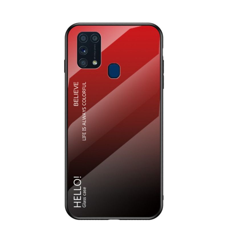 Coque Samsung Galaxy M31 Verre Trempé Hello