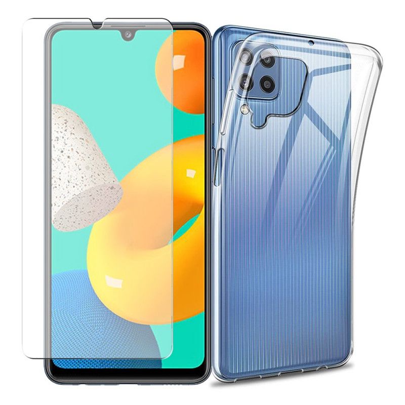 Coque Samsung Galaxy M32 Combo Coque Et Verre Trempée Écran