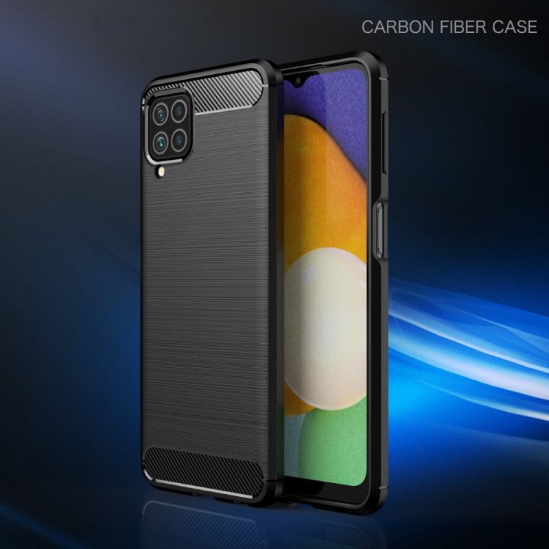Coque Samsung Galaxy M32 Fibre Carbone Brossée
