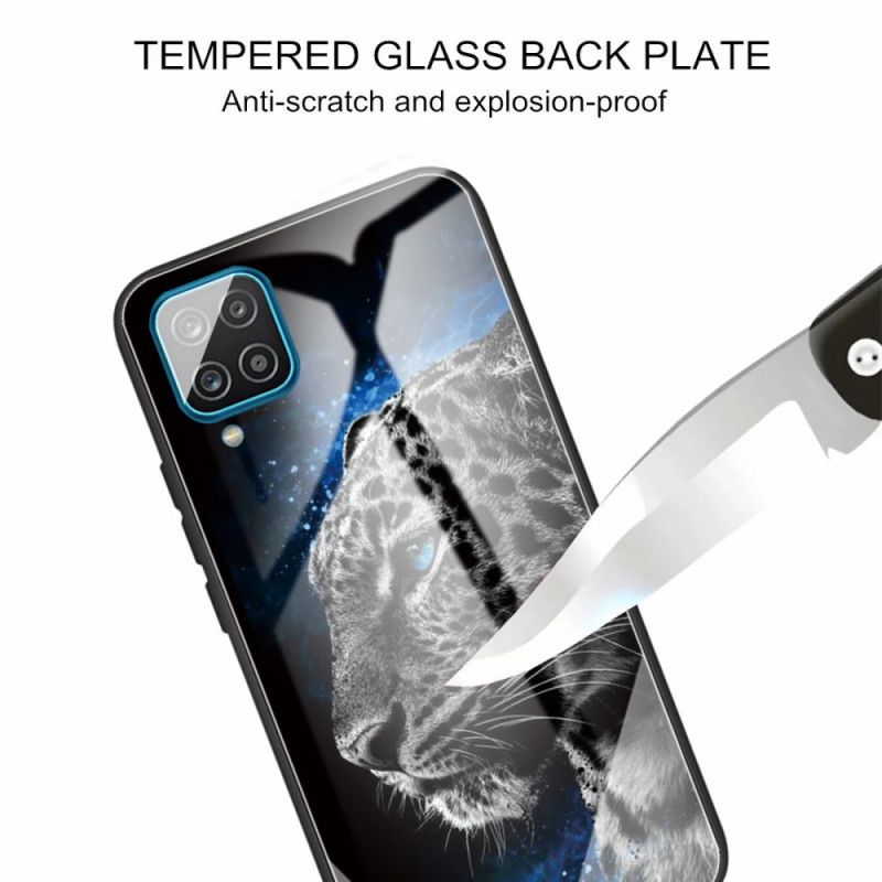 Coque Samsung Galaxy M32 Verre Trempé Face De Félin