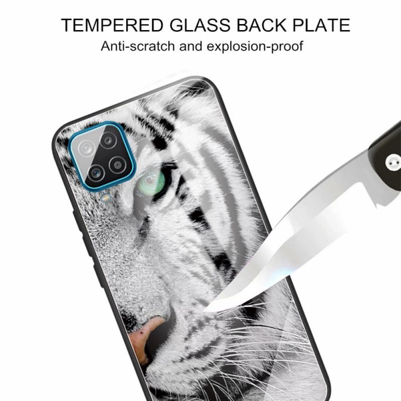 Coque Samsung Galaxy M32 Verre Trempé Tigre