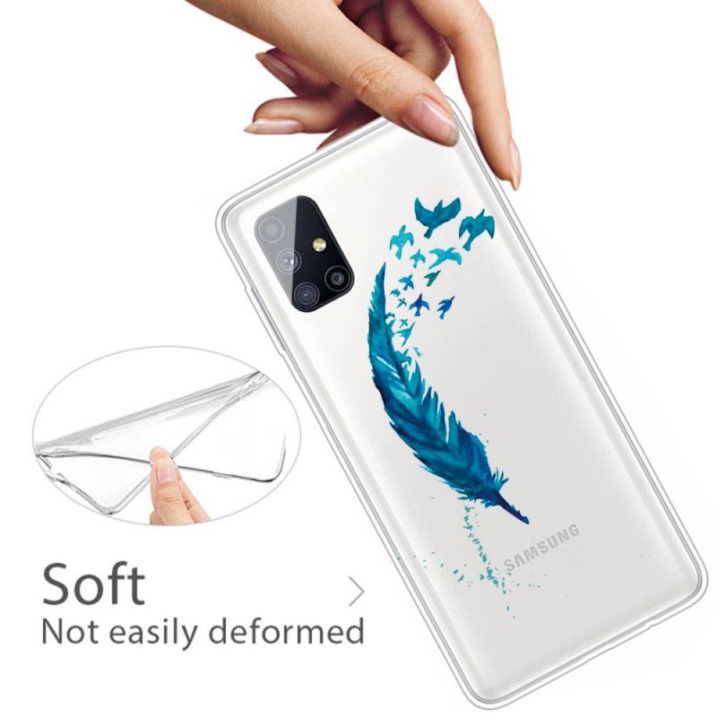 Coque Samsung Galaxy M51 Belle Plume