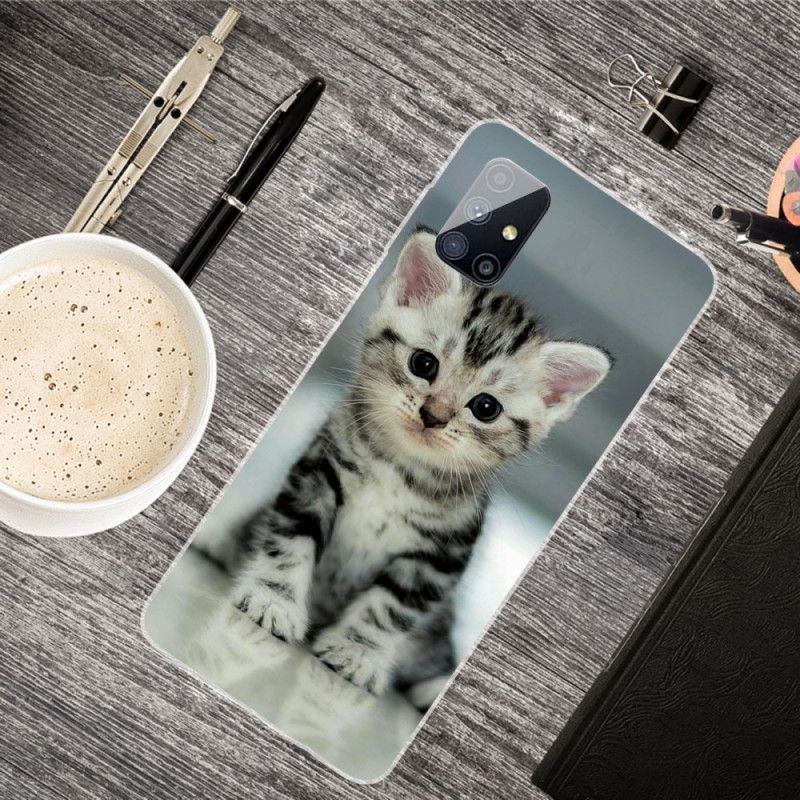 Coque Samsung Galaxy M51 Chaton Chaton