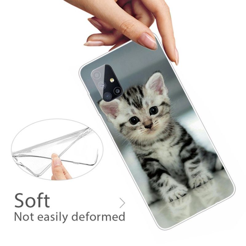 Coque Samsung Galaxy M51 Chaton Chaton