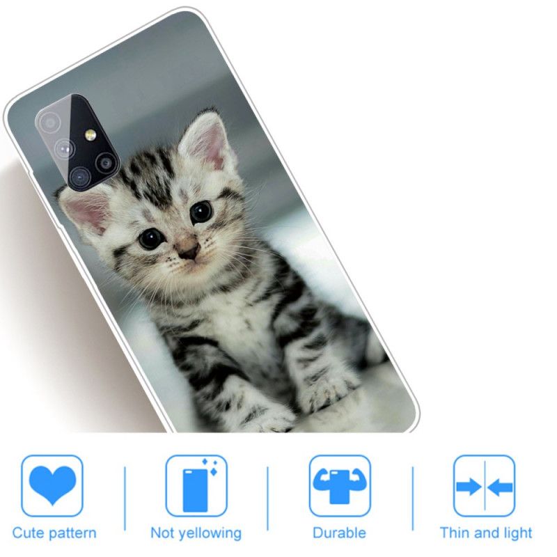 Coque Samsung Galaxy M51 Chaton Chaton